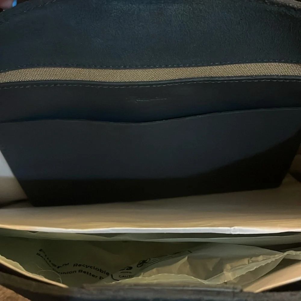 Madewell Gray Suede Tote Bag - Picture 6 of 7